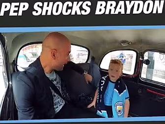Manchester City fan meets Pep...