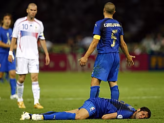 A decade later Marco Materazzi...