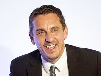 Gary Neville trades the sideli...