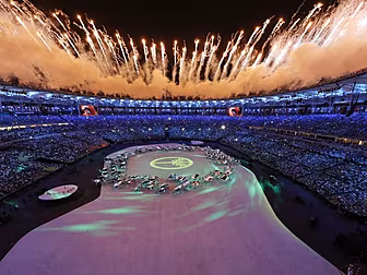 Olympic opening ceremony final...