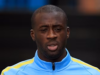 Man City's Yaya Toure char...