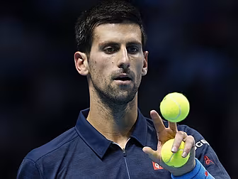 Novak Djokovic prevails in fir...