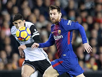 Barcelona's Messi contract...