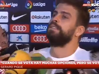 Tearful Gerard Pique threatens...