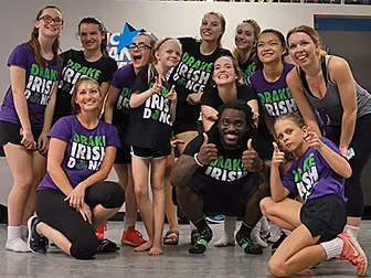 NFL player takes up Irish danc...