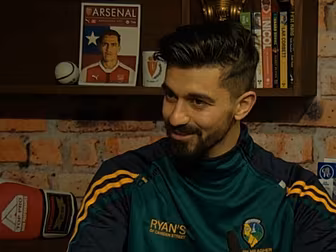 Leitrim hurler Zak Moradi tell...