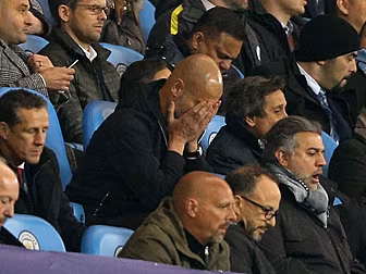 Angry Pep in danger of being t...