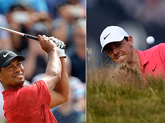 Angry Tiger roars as Rory fluf...