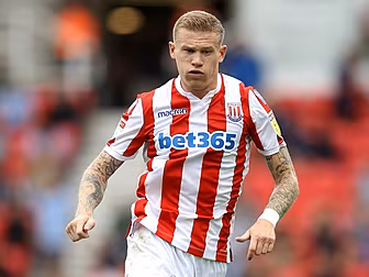 James McClean involved in row...