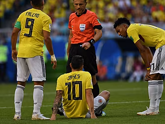 James Rodriguez's fitness...