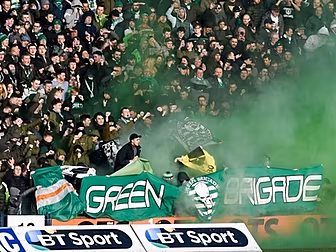 Celtic fans with Irish Passpor...