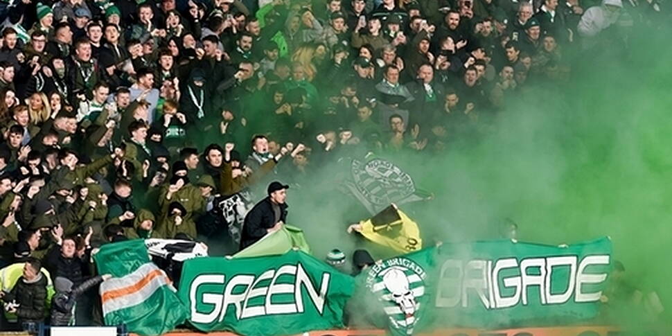 Celtic fans with Irish Passpor...