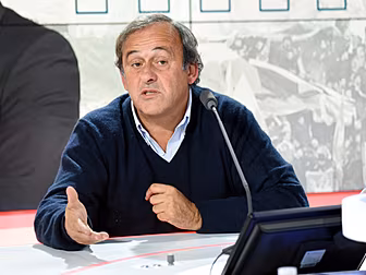 Former UEFA President Michel P...