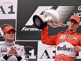 When Eddie Irvine took the man...
