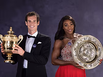 Andy Murray and Serena William...