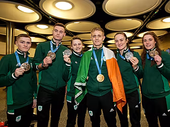 Andy Lee's reaction to Irish b...