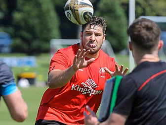 Ulster prop Milasinovich suffe...