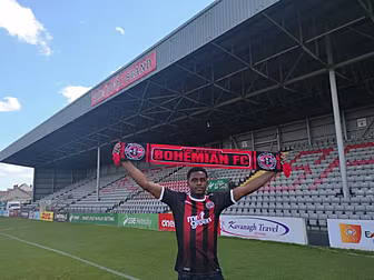 English striker Andre Wright s...