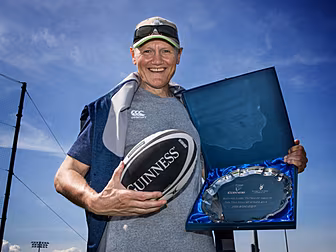 Joe Schmidt honoured at Guinne...