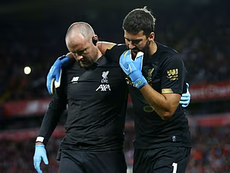 Alisson closing in on Liverpoo...