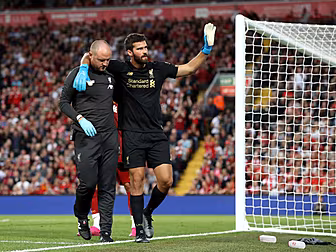 Liverpool hit by Alisson Becke...