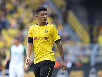 Jadon Sancho jets off for Dort...