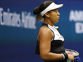 Reigning champion Naomi Osaka...