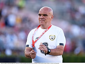 Irish women's boss Tom O'Conno...