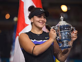 Defending champion Bianca Andr...