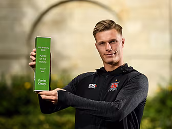 Dundalk stopper Daniel Cleary...