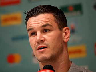 Johnny Sexton won't be putting...