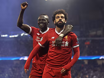 Liverpool players were taking...