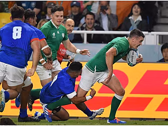 14-man Ireland hammer Samoa to...