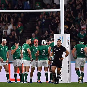 Ireland crash out of the Rugby...