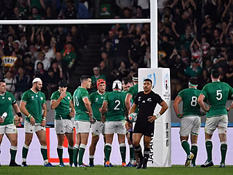 Ireland crash out of the Rugby...