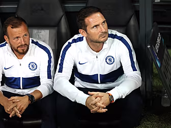 Frank Lampard and his backroom...