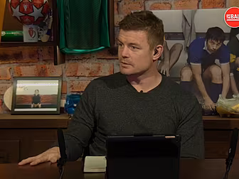 Brian O'Driscoll's reaction to...