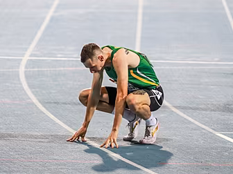 Michael McKillop narrowly miss...