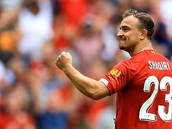 Xherdan Shaqiri back in traini...