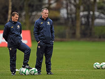 Michael O'Neill reunited with...