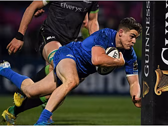 Leinster romp to victory over...
