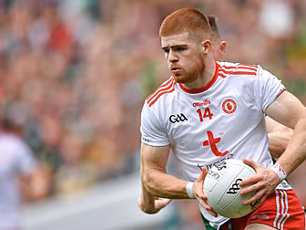 Tyrone's Cathal McShane may pl...