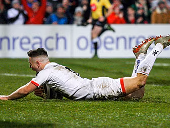 One change for Ulster for the...