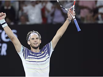 Dominic Thiem sets up Djokovic...