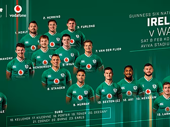 Henshaw and O'Mahony start for...