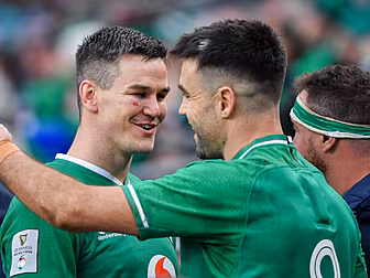 Ireland's forward pack offers...