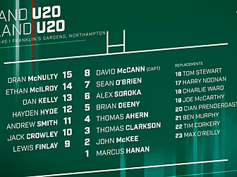 Four changes to Ireland U20 te...