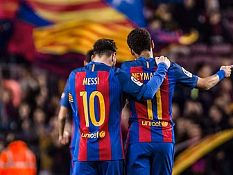 Messi says Neymar is 