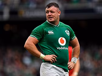 Ireland prop Dave Kilcoyne sig...
