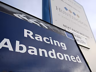 British horseracing suspended...
